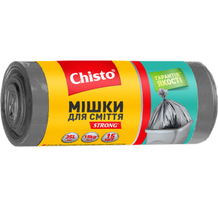 Chisto Мішки д/сміття strong 35лх15шт